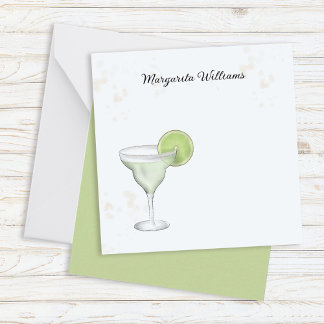 Carte De Correspondance Margaritas Mignonnes Cocktail Personnalisé