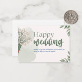 Carte De Correspondance mariage (Devant/Arrière en situation)