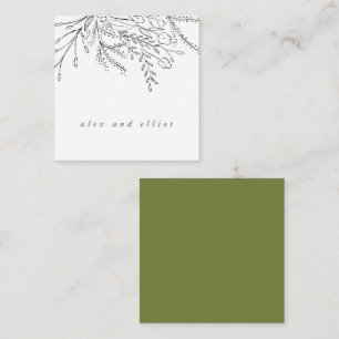 Carte De Correspondance Mariage Bouquet débordant