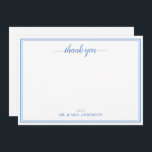 Carte De Correspondance Mariage de calligraphie de script simple Merci<br><div class="desc">Simple Script Calligraphie Mariage Merci Note Card</div>