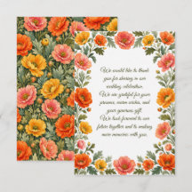 Mariage des Coquelicots