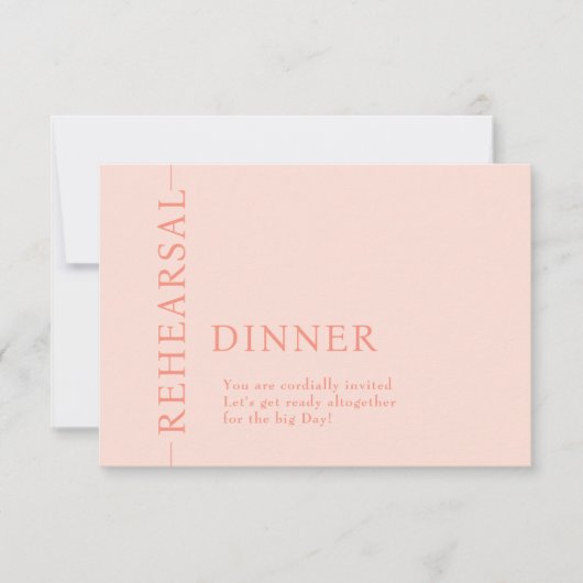 CARTE DE CORRESPONDANCE MARIAGE REHEARSAL (Devant)