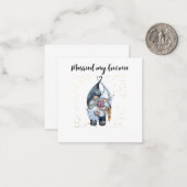 Carte De Correspondance Marié à mon Gnomie (Devant/Arrière en situation)