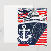 Carte De Correspondance Marine américaine (Devant / Derrière)