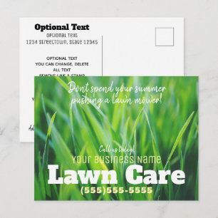 Carte de correspondance marketing pour l'aménageme