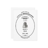 Carte De Correspondance Marque, petits shenanigans, personnalisable (Devant/Arrière en situation)