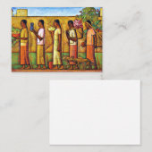 Carte De Correspondance Martinez - Sur le chemin du marché (Devant / Derrière)