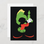 Carte De Correspondance MARVIN MARTIAN™ Silhouette avec Raygun (Devant / Derrière)