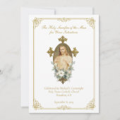 Carte De Correspondance Masse catholique - Intentions d'offrandes commémor (Devant)