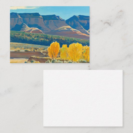 Carte De Correspondance Matin pacifique par Maynard Dixon (Devant / Derrière)