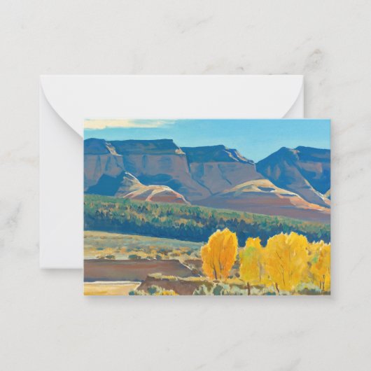 Carte De Correspondance Matin pacifique par Maynard Dixon (Devant)