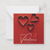 Carte De Correspondance Meilleur cadeau pour la Saint-Valentin ! (Dos)