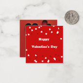Carte De Correspondance Meilleur cadeau pour la Saint-Valentin ! (Devant/Arrière en situation)
