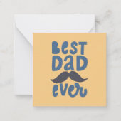 Carte De Correspondance Meilleur Papa de Tous les Temps (Devant)