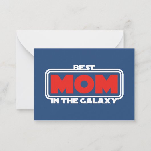 Carte De Correspondance Meilleure maman dans la Galaxie (Devant)
