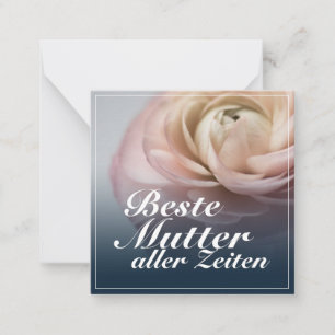 Carte De Correspondance Meilleure mère de tous les temps avec une grande r