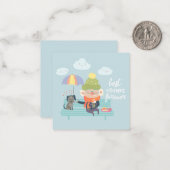 Carte De Correspondance Meilleurs amis pour toujours (Devant/Arrière en situation)