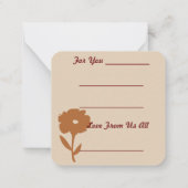 Carte De Correspondance Meilleurs voeux : (Dos)