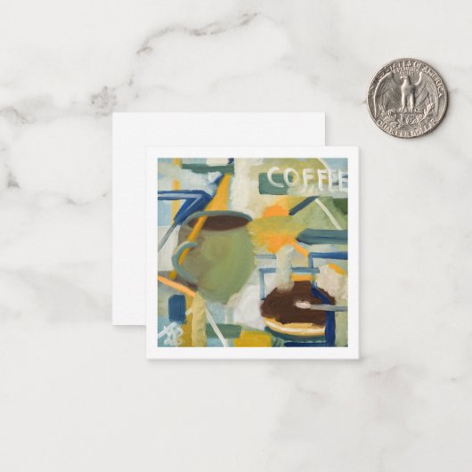 Carte De Correspondance Mélange petit-déjeuner (Devant/Arrière en situation)