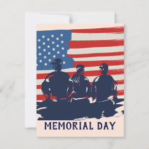 Carte De Correspondance Memorial Day Barbecue Party