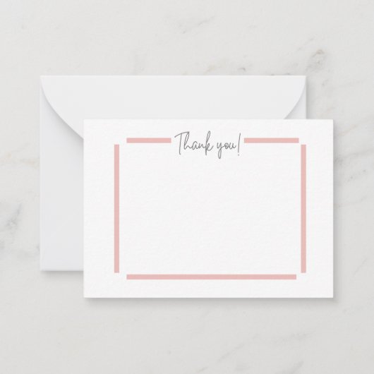 Carte De Correspondance Merci (Dos)