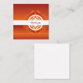 Carte De Correspondance Merci (Devant / Derrière)