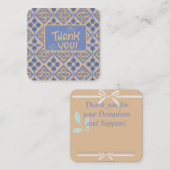 Carte De Correspondance Merci (Devant / Derrière)