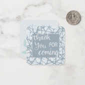 Carte De Correspondance Merci à venir (Devant/Arrière en situation)