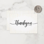 Carte De Correspondance Merci À Venir (Mariage) (Devant/Arrière en situation)