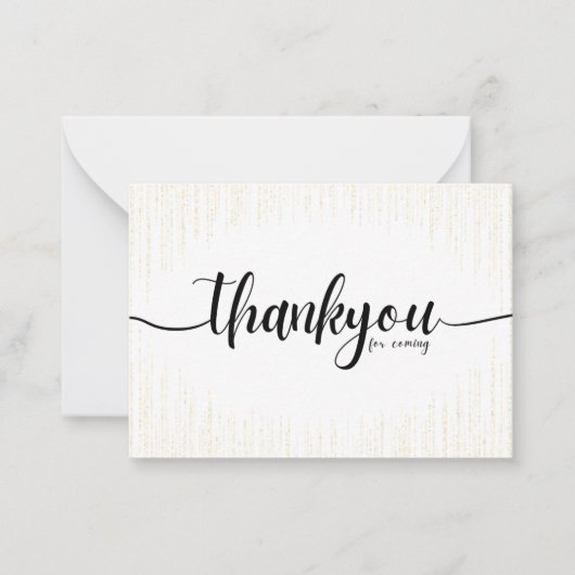 Carte De Correspondance Merci À Venir (Mariage) (Devant)