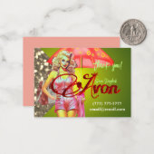 Carte De Correspondance Merci Avon (Devant/Arrière en situation)