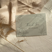 Merci botanique minimaliste