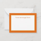 Carte De Correspondance Merci d'ajouter un message (Dos)