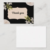 Carte De Correspondance Merci de coeur (Devant / Derrière)