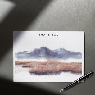 Carte De Correspondance Merci de la sympathie de l'amoureux de la nature