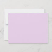 Carte De Correspondance Merci de ligne rose grossièrement ondulé (Dos)