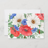 Carte De Correspondance Merci de sympathie funéraire verdoyante (Dos)