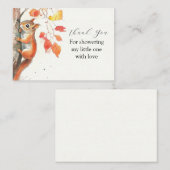 Carte De Correspondance Merci d'écureuil géant (Devant / Derrière)