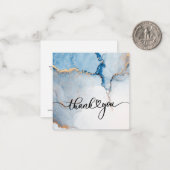 Carte De Correspondance Merci d'entreprise personnalisé simple (Devant/Arrière en situation)