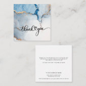 Carte De Correspondance Merci d'entreprise personnalisé simple (Devant / Derrière)