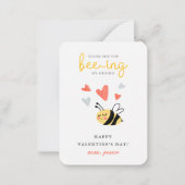 Carte De Correspondance Merci D'Être Mon Ami Classe Valentine (Devant)