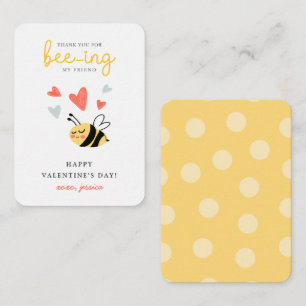 Carte De Correspondance Merci D'Être Mon Ami Classe Valentine