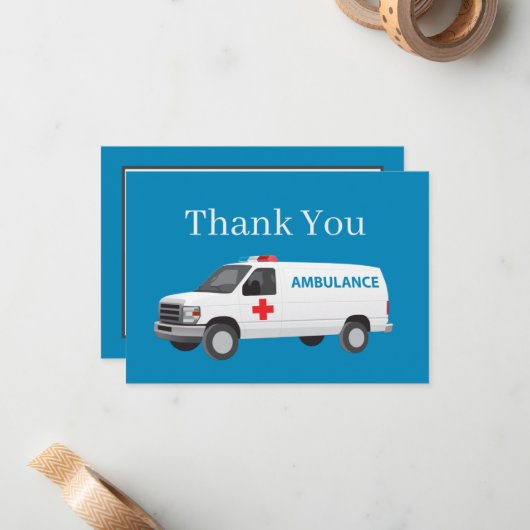 CARTE DE CORRESPONDANCE MERCI EMT (Devant/Arrière en situation)