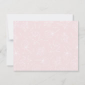 Carte De Correspondance Merci floral délicieux (Dos)