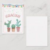 Carte De Correspondance Merci Gracias du sud-ouest (Devant / Derrière)