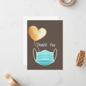 Carte De Correspondance Merci II Coronavirus Edition (Devant/Arrière en situation)