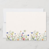 Carte De Correspondance Merci Mariage de prairie sauvage (Dos)