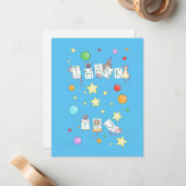 Carte De Correspondance Merci Mice (Devant/Arrière en situation)