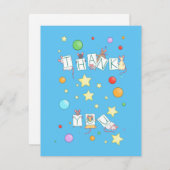 Carte De Correspondance Merci Mice (Devant / Derrière)