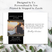 Carte De Correspondance Merci mini Mariage photo budget